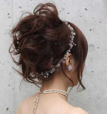 hair-wedding hairstyle wedding แฟชั่นทรงผม เจ้าสาวแสนสวย ทำผมเจ้าสาว